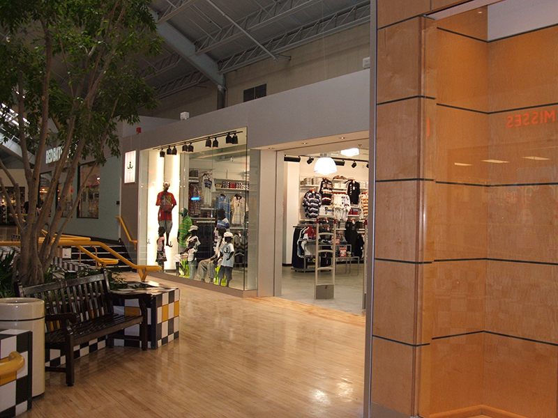 Renovated clothing store