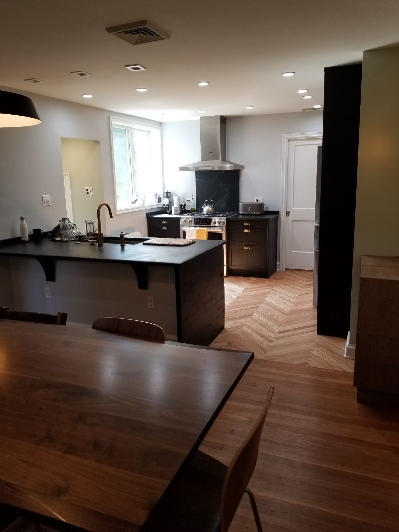 Renovated kitchen in West Philly