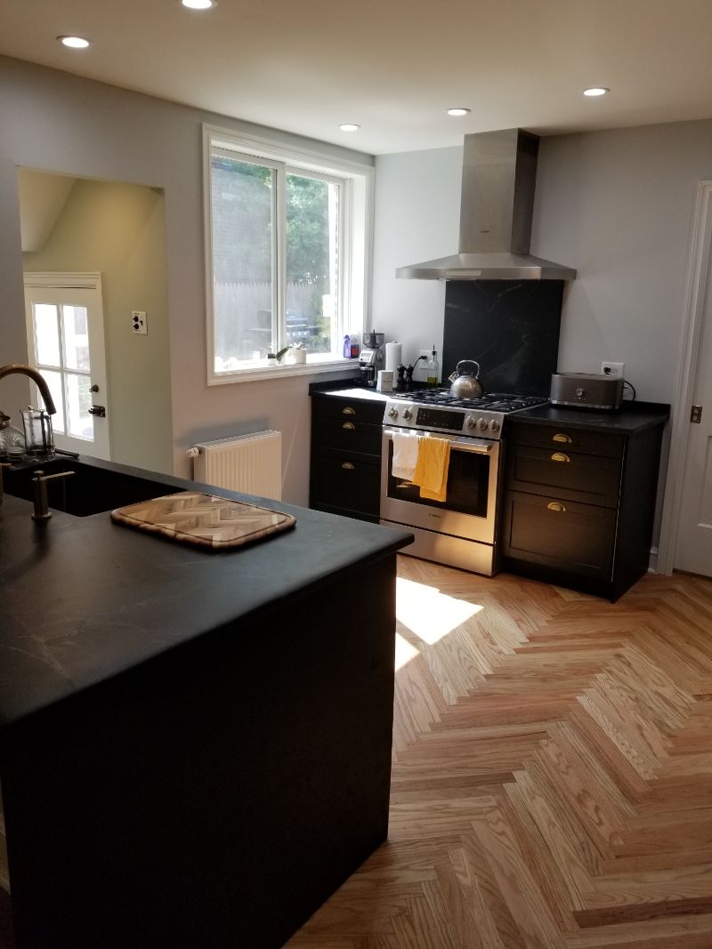 Renovated kitchen in West Philly