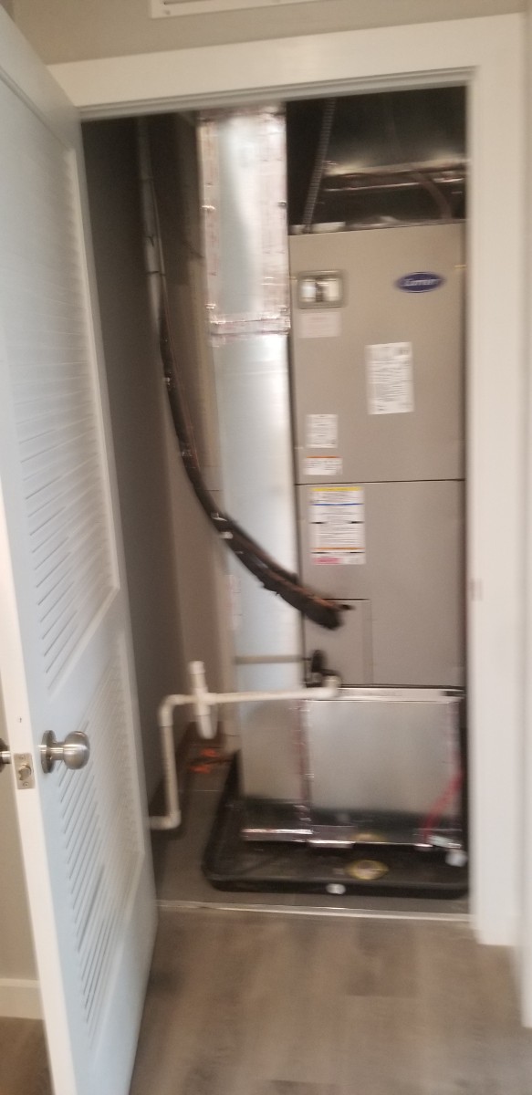 vent system in closet